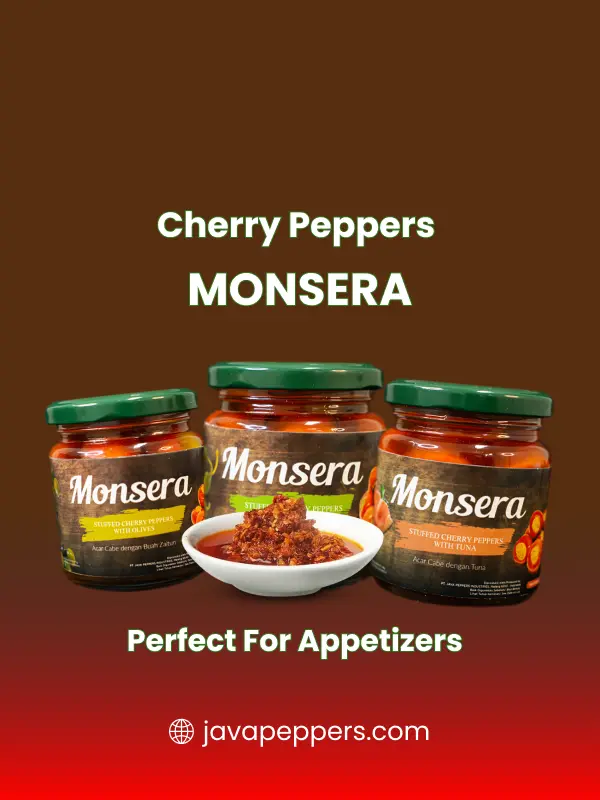 Cherry Peppers Monsera, Perfect For Appetizers