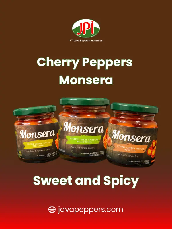 Cherry Peppers Monsera, Sweet and Spicy