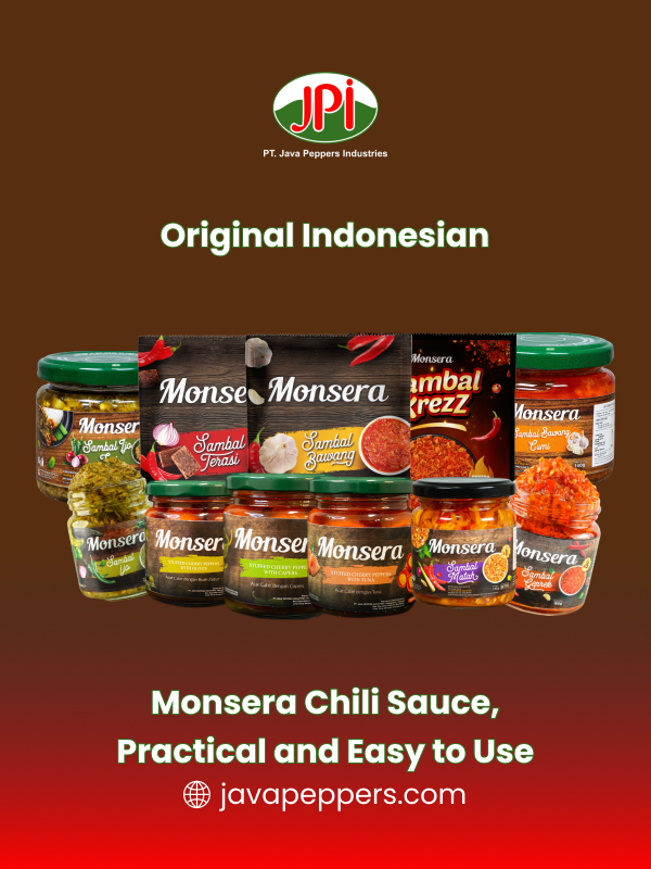 Monsera Chili Sauce, Practical and Easy to Use