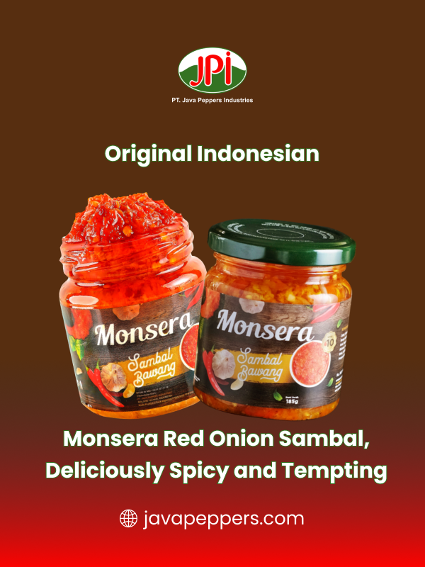 Monsera Red Onion Sambal, Deliciously Spicy and Tempting