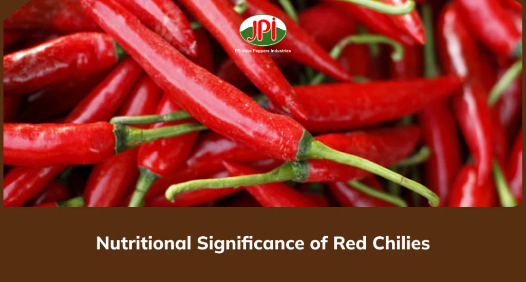 Nutritional Significance of Red Chilies
