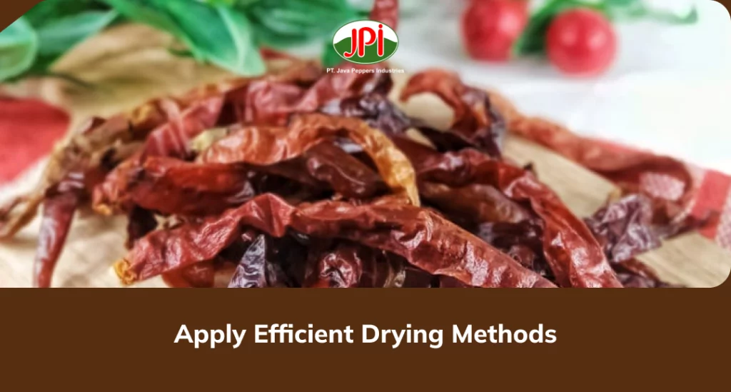 Apply Efficient Drying Methods